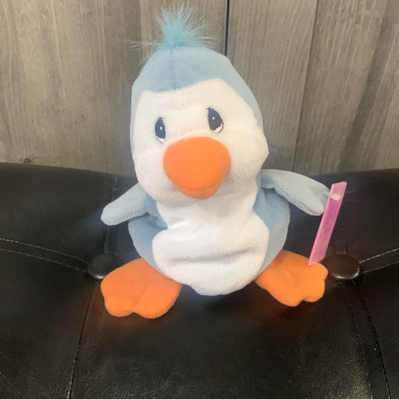 Precious Moments Tender Tails Baby Polar Penguin Plush Beanie With Tag - Picture 1 of 9